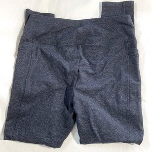 Talbots Textured Slip Pocket‎ Leggings Heathered Navy
